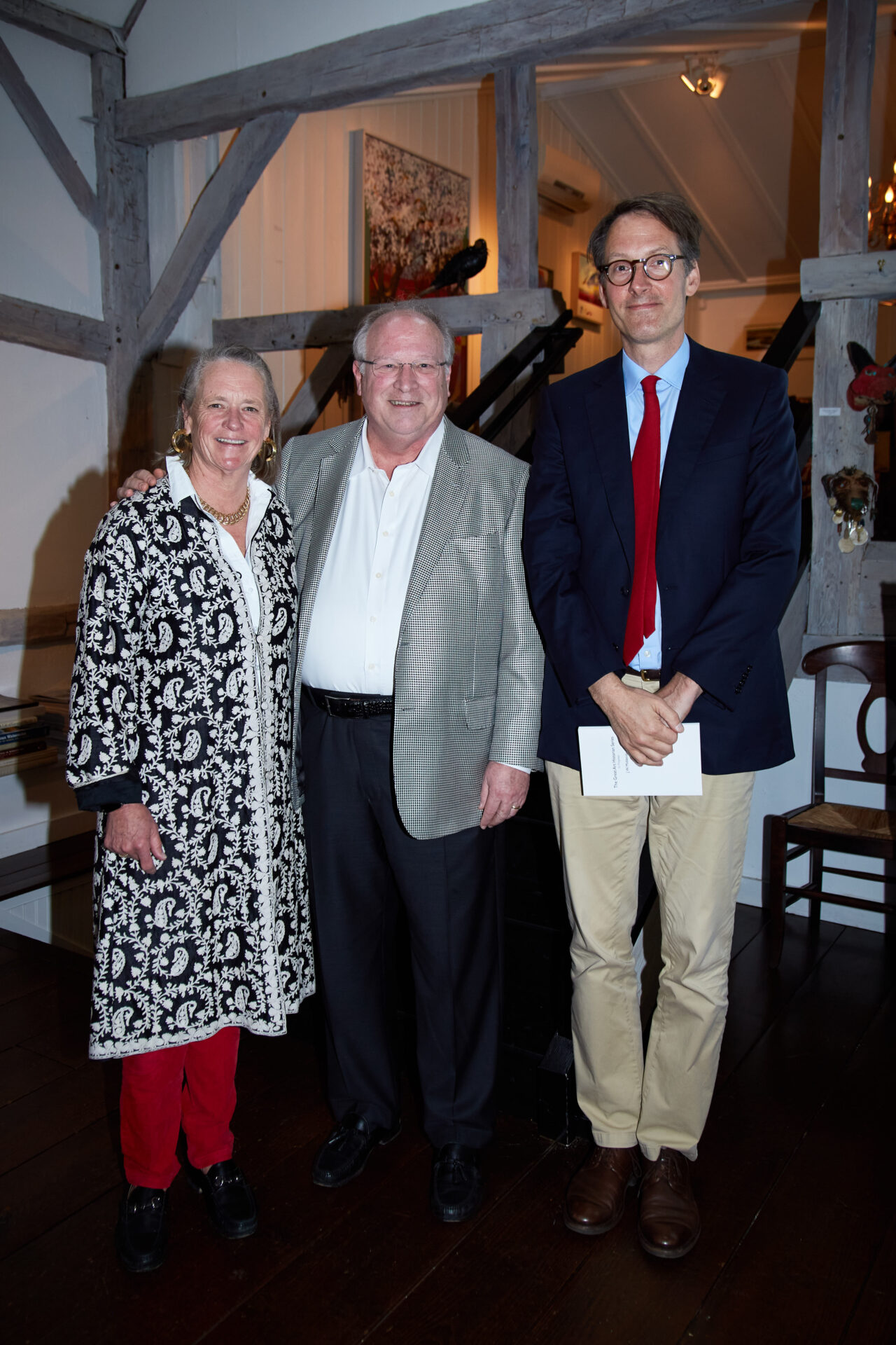 Wadsworth Atheneum Curator Oliver Tostmann at the Barn Downing Yudain