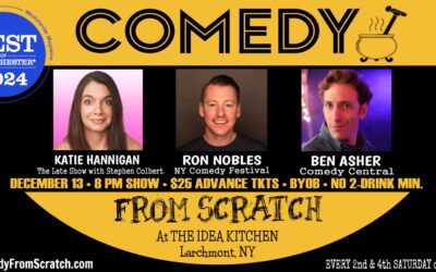 Comedy From Scratch at The Idea Kitchen Larchmont “Best of Westchester Comedy Show” – BYOB Stand-Up with Katie Hannigan