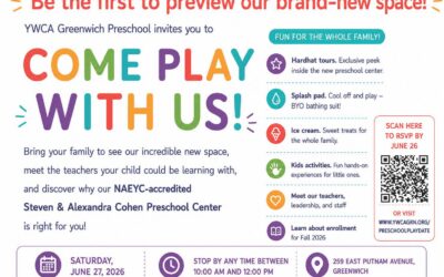 YWCA Greenwich Preschool invites you to Come Play With Us!
